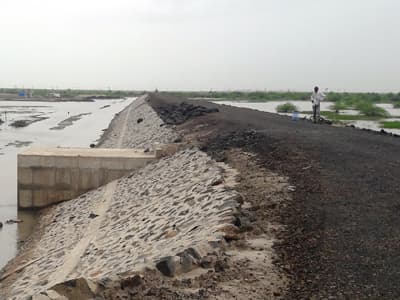 Adhiya River Bunding Phase-1