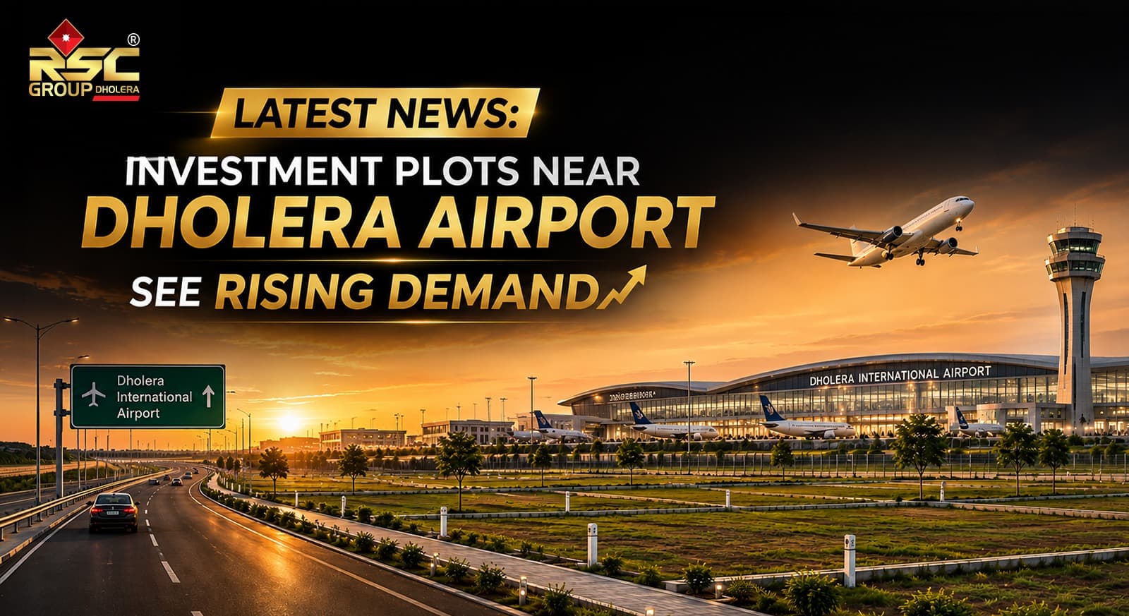 Latest News: Investment Plots Near Dholera Airport See Rising Demand