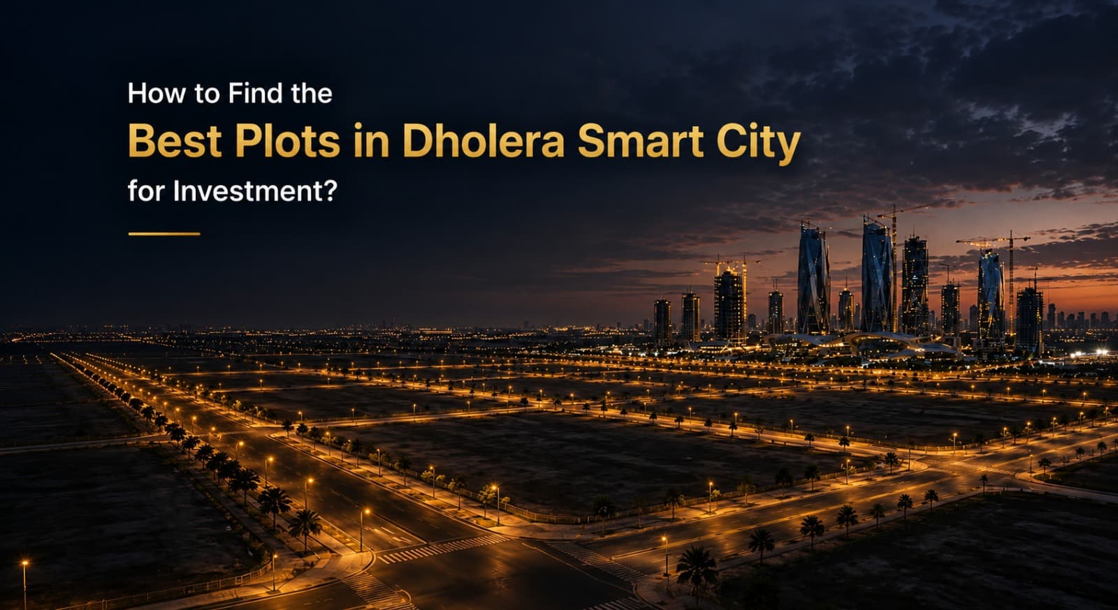 How to Find the Best Plots in Dholera Smart City for Investment?