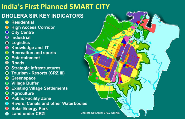 Dholera SIR Master Plan Map