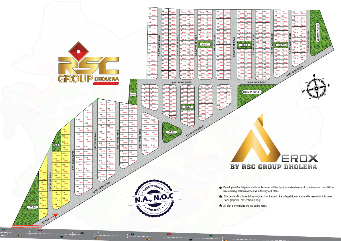 Aerox Layout - RSC Group Dholera