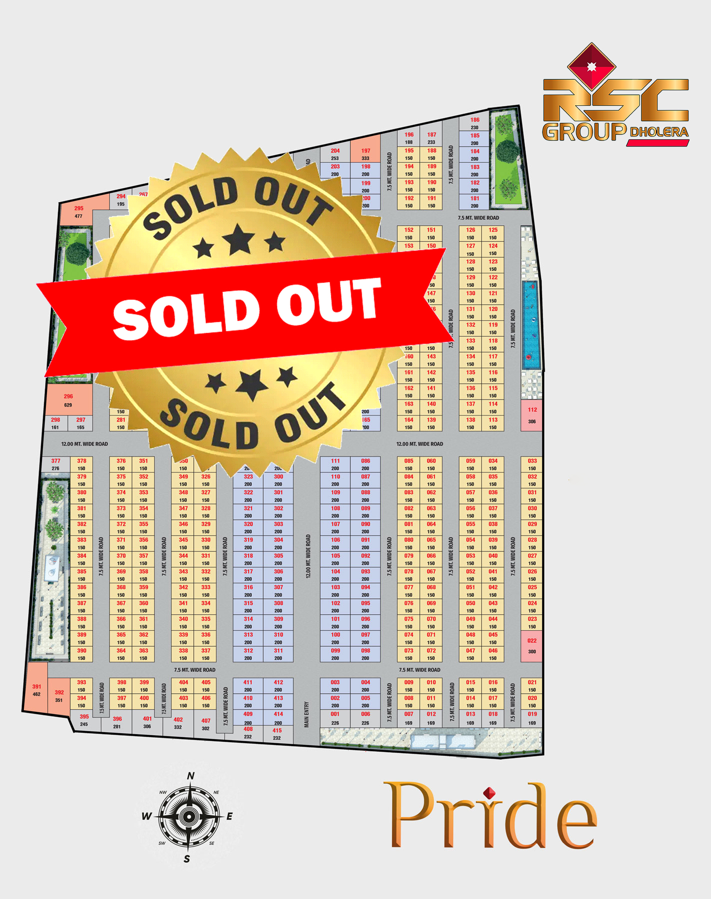 Pride 2 Layout - RSC Group Dholera